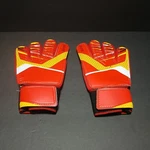 Jalunth Sportout Kids' Soccer Goalkeeper Gloves, Red/black/yellow Small. Fixed Price $6.99.