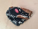 Rawlings Youth Rht PP100DP 10" Baseball Glove Black & Brown Suede Leather Euc. Fixed Price $18.00.