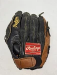 Vintage Rawlings Renegade RS1250 Black/tan Leather 12.5" Baseball Glove Fastback. Fixed Price $17.99.