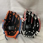 Baseball Glove Youth Dick's Sporting Goods Blue Orange Basket Web & Red Blk LOT2. Fixed Price $25.00.