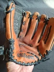 Wilson Aztec 12" Leather Rht Softball Glove Model A2498. Fixed Price $19.95.