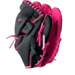 Franklin Inferno Girls Youth T-ball Glove Pink Black Left Handed 24950-9. Fixed Price $16.20.