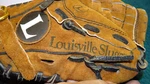 Louisville Slugger Youth Baseball Glove Leather Inches Rht LS902P Black Tan. Fixed Price $13.99.