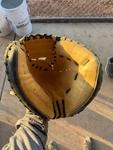 Louisville Slugger Tpx Omaha Flare Series Oflcm Catcher Glove Rht Beige/ Black. Fixed Price $85.00.