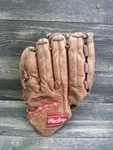 12" Rawlings Sg 76 Baseball Softball Glove Rht Brown Red Japan. Fixed Price $27.99.