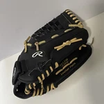 Rawlings 13" Softball Glove SS13W Rht Leather Palm Black Adult Slowpitch. Fixed Price $27.00.