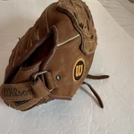 Wilson A2942 12.5" Brown Leather Baseball Glove Left Hand Throw Lace-up. Fixed Price $17.35.