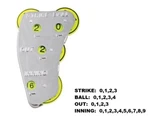 Champion Sports 4-WHEEL Steel Umpire Indicator Strikes, Balls, Outs, Innings. Fixed Price $12.99.