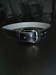 Mizuno Classic Baseball / Softball Belt Youth Black 28 Long Plus Silver Buckle. Fixed Price $22.00.