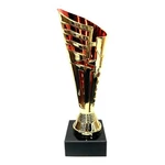 Express Medals 9" Gold & Red Star Trophy Cup W/ Marble Base - Champion Award. Fixed Price $49.85.