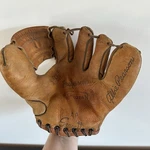 Vtg Sonnett Albie Pearson Baseball Glove Mitt Right Leather Genuine Top Grain. Fixed Price $24.00.
