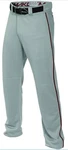Easton Mako 2 Adult Men Gray With Maroon Piping Full Length Baseball Pant Nwt. Fixed Price $36.95.