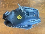 Wilson Rht Baseball Glove 13 A2449 Oversized Pocket Black Leather. Fixed Price $24.78.