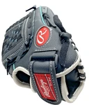 Rawlings New Fastpitch Softball 11" Glove BILL5/ FP110MT Black Leather Palm Mitt. Fixed Price $29.99.