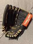 New Rawlings 13" Lht Softball Glove SS13W Zero Shock Leather Palm Black & Tan. Fixed Price $37.49.