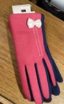 Nwt Ladies Occasionally Made Pink & Navy Touch Screen Gloves. Fixed Price $15.00.