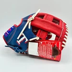 Rawlings Heart Of The Hide Texas Rangers Baseball Glove Blue Red Rht 11.5" Mlb. Fixed Price $249.99.