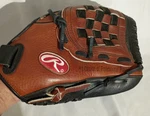 Rawlings AF120V 12" Brown & Black Basket Weave Leather Baseball Glove Rht. Fixed Price $34.99.