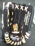 Rawlings Baseball Glove, Savage, S105NO, 10-1/2" Left Hand Throw, Leather Shell. Fixed Price $30.00.