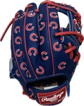 Rawlings Heart Of The Hide Mlb Baseball Glove Rht 11.75" Chicago Cubs Blue Red. Fixed Price $379.99.