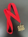 Vintage 2005 Crown Trophy Medal - Metal With Stars Made Usa. Fixed Price $15.00.