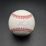 Dustin Pedroia Roy 07 Signed Rawlings Oml Baseball Red Sox Hof Holo Steiner. Fixed Price $135.00.