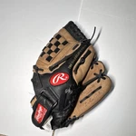 Rawlings Playmaker PM11RB 11" Leather Baseball Softball Glove Black Tan. Fixed Price $15.00.