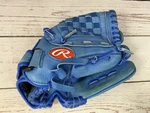 Rawlings H1150R Playright Series 11.5" Blue Baseball Glove Basket Web Rht. Fixed Price $30.00.