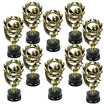 Soccer Trophy Awards 10 Pack 7 Inch Tall Gold Medals Silicone Band Express Wrist. Fixed Price $74.99.