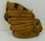 Vintage Montgomery Ward Baseball Glove Right Handed 60-21202. Fixed Price $18.50.
