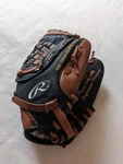 Rawlings PL950BT 9.5" Youth Baseball Right Handed Throw Black Brown Glove. Fixed Price $11.84.