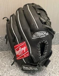 Rawlings RCS115 Custom Series Leather Baseball Glove 11.5" Black Basket-web. Fixed Price $39.99.
