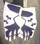 Nwt Under Armour Womens Ua Radar Softball Batting Gloves White/purple MSRP$25. Fixed Price $14.99.