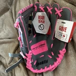 Franklin Teeball Glove Pink Gray Rht Shock-sorb 10.5 No Break 22754. Fixed Price $13.95.