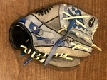 Mizuno Grey/blue Power Close Prospect 10.5 In. GPP1050Y1T Softball Glove Rht. Fixed Price $25.00.