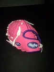Rawlings Players Series Tball Youth Baseball Glove Left Hand Throw Pink/purple. Fixed Price $17.00.