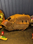 Vintage 11" National 80-5327 Baseball Glove Steer Rawhide Laced Pro Model. Fixed Price $29.99.