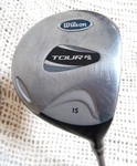 Wilson Tour Rx 15* Deg Fairway Wood 43" Right-handed Reg Flex Graphite Shaft. Fixed Price $24.98.