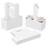 Patikil Cup Drink Carrier With Handle, 20 Pack Kraft Paperboard To Go Coffe.... Fixed Price $26.01.