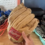 Rawlings RBC4 Tan Leather Baseball Softball Glove 12.5" Edge-u-cated Heel. Fixed Price $14.75.