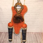 Vintage Catchers Mitt Chest Protecter Knee Pads Face Mask Guard Rawlings 40S 50S. Fixed Price $200.00.
