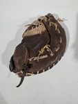 Mizuno Franchise GXF90B3 12.5" First Mitt Lht Brown Leather Baseball Glove. Fixed Price $63.99.