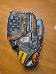 Franklin Softball Mitt Glove #4955 12" Leather Deep Flex Pocket Cowhide Rht. Fixed Price $19.99.