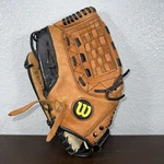 Wilson A0527 XL13 Softball 13" Lht Glove Adult Oversized Pocket Brown & Black. Fixed Price $33.51.