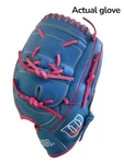 Wilson A2000 B2 12IN Pro Stock Leather Glove Blue/pink Right Hand Throw. Fixed Price $280.00.