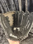 Wilson A350 Leather Baseball Glove 12" A03RB15B512 Dual Hinge Great Condition. Fixed Price $24.99.