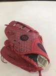 Wilson 9 1/2 Boston Red Sox Glove T-ball Left Handed. Fixed Price $11.00.