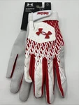 Under Armour Ua Clean Up Batting Gloves Adult Xl Red/white Extra Large New Nwt. Fixed Price $29.99.
