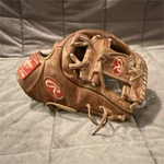 Rawlings Brown Leather 11.5" Baseball Glove Model HP314-2CA. Fixed Price $145.00.