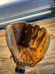 Rawlings Player Preferred RBG10 Baseball Glove Brown Leather Basket Web Rht. Fixed Price $26.00.